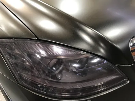 부천자동차랩핑 벤츠s500amg 사틴골드더스트블랙필름 전체랩핑시공 / 부천 상이로