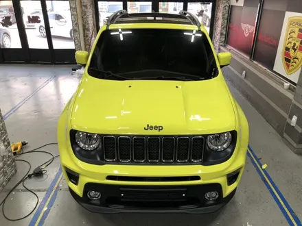 부천랩핑 jeep 지프 레니게이드 형광옐로우 전체랩핑 / 부천, 광명, 시흥