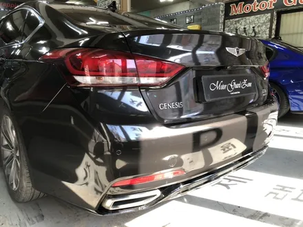 인천랩핑 현대 제네시스 g330 메탈릭블랙유광 전체랩핑 / 부천, 광명, 시흥