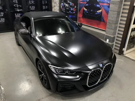 2022 bmw 420i 컨버터블  사틴 블랙 랩핑으로 업그레이드하기!! / 부천, 광명, 시흥
