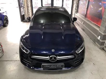 신형 벤츠 cls53 amg 랩핑 완성! 사틴 실버 메탈릭 전체랩핑 / 부천, 광명, 시흥