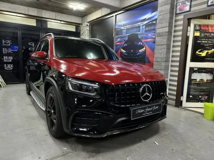 벤츠 신형 glb 35 amg 버건디 래드 마이바흐 스타일 투톤랩핑 및 카본 유광 포인트 랩핑 완성! / 부천, 광명, 시흥