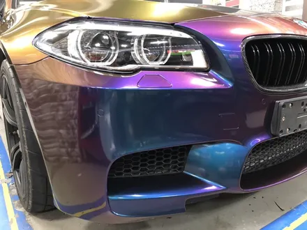 #이런게랩핑이야~!#bmw m5 #카멜레온유광필름 #러싱립타이트필름 전체래핑시공 인천랩핑 부천랩핑 모터가드존본점 / 부천 상이로