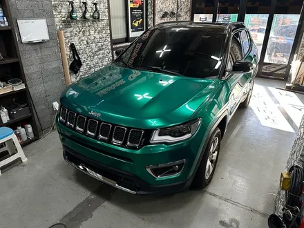 [부천 랩핑] jeep 컴패스 랩핑 다크 그린 전체랩핑 모터가드존 본점 / 부천 상이로