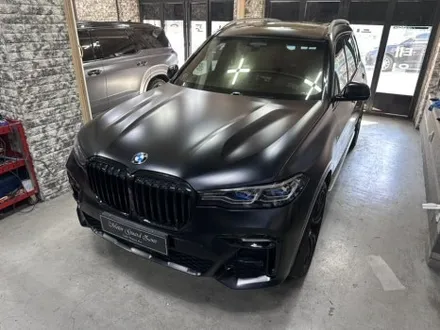 [모터가드존] bmw x7 고광택 사틴 무광 블랙 전체 랩핑 완성!! 부천 랩핑 / 부천 상이로