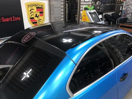 부천래핑 bmw 328컨버터블 반무광 사틴블루 전체랩핑 / 부천 상이로