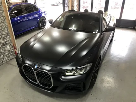 2022 bmw 420i 컨버터블  사틴 블랙 랩핑으로 업그레이드하기!! / 부천, 광명, 시흥