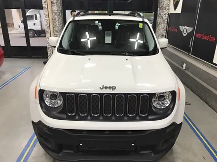 부천랩핑 지프(jeep)레니게이드 4x4 화이트아이보리 전체랩핑 / 부천 상이로