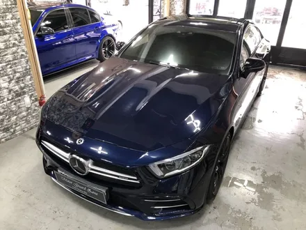신형 벤츠 cls53 amg 랩핑 완성! 사틴 실버 메탈릭 전체랩핑 / 부천, 광명, 시흥