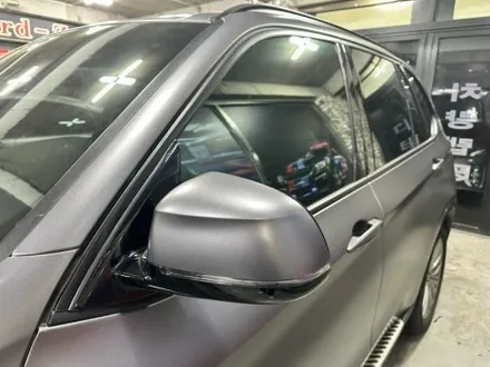 bmw x5 사틴 다크 그레이 전체 랩핑 및 크롬 죽이기 랩핑 완성![모터가드존 본점] / 부천 상이로