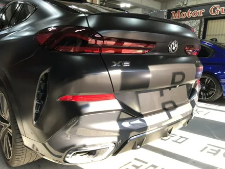 [자동차 랩핑] 신형 bmw x6 40d  사틴 블랙 무광 전체 랩핑 시공 부천 모터가드존 본점 / 부천 상이로