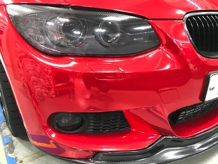 부천랩핑 크롬랩핑 bmwe93컨버터블 래드크롬 전체래핑 시공 모터가드존 본점 시공 / 부천 상이로