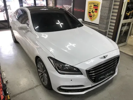 인천랩핑 현대 제네시스 g330 메탈릭블랙유광 전체랩핑 / 부천, 광명, 시흥