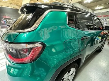 [부천 랩핑] jeep 컴패스 랩핑 다크 그린 전체랩핑 모터가드존 본점 / 부천 상이로