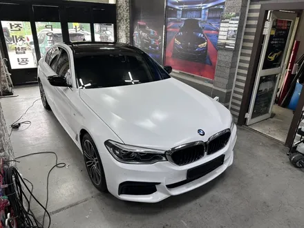 [인천 랩핑] 이벤트 랩핑 g30 bmw 530i 사틴 화이트 무광 랩핑 완성! / 부천 상이로
