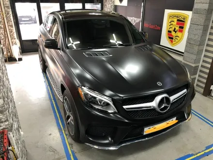 벤츠 gle쿠페 350d 사틴블랙 전체랩핑! 블랙에디션 랩핑하기! / 부천, 광명, 시흥