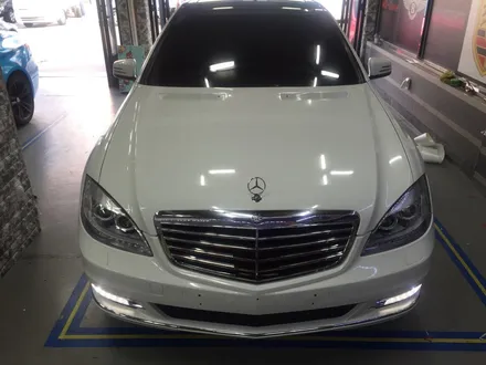 부천 랩핑 순정 컬러 +화이트 아이보리 랩핑+ 벤츠 s350 전체 랩핑 / 부천 상이로