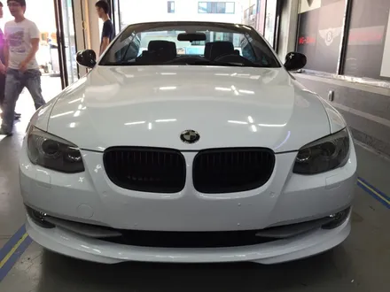 부천 랩핑 bmw 335 컨버터블 랩핑+화이트 유광 전체랩핑+실내랩핑 / 부천 상이로