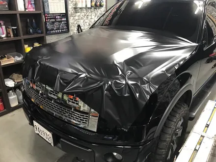 부천래핑 포드 f150 랩터 사틴 블랙 전체랩핑 몬스터차량 / 부천 상이로