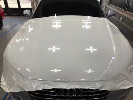 부천래핑 신형 아우디a7 5.5 tdi 커스텀오더 화이트아이보리 전체래핑 / 부천 상이로