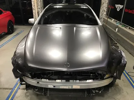 부천래핑 벤츠 cl63amg 3m사틴다크그레이 전체래핑(완성영상첨부) / 부천 상이로