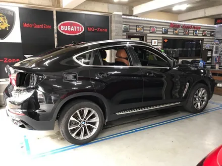 부천래핑 신형 bmwx6 순정 에스토닉블루 래핑 블루메탈릭 전체랩핑 / 부천 상이로