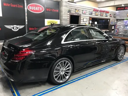 부천랩핑 신형벤츠 s350amg 순정셀레나이트그레이컬러 전체랩핑완성 모터가드존(본점) / 부천 상이로
