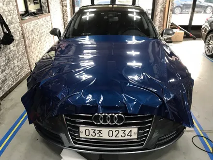 부천래핑 모터가드존본점 아우디a7 다크블루메탈릭필름 전체래핑 시공 / 부천 상이로