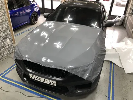 인천부천랩핑 new bmw g30 m5  락그레이필름 전체랩핑시공 완성 / 부천, 광명, 시흥