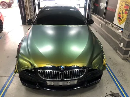 부천랩핑 bmw 640d 스프링플래쉬 카멜레온 전체랩핑시공 / 부천, 광명, 시흥