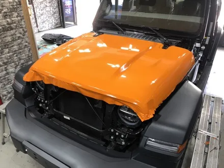 (jeep)지프 랭글러 루비콘 파워탑  전체랩핑으로 변신! 나쵸 에디션 컬러랩핑! / 부천, 광명, 시흥