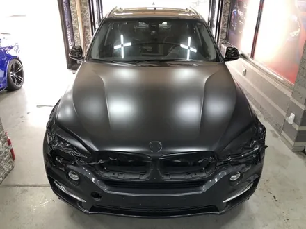 bmw x5 사틴 블랙 랩핑 시공 쉐도우블랙 전체랩핑 완성! / 부천, 광명, 시흥