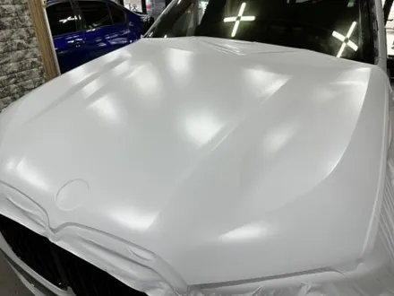 부천 랩핑 bmw x7 사틴 화이트 무광 전체 랩핑 및 크롬 죽이기 랩핑완성! / 부천 상이로