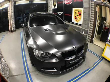 부천랩핑 bmw m3 사틴 네로펄 전체랩핑 반무광 다크그레이 래핑 / 부천 상이로