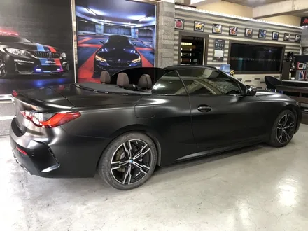2022 bmw 420i 컨버터블  사틴 블랙 랩핑으로 업그레이드하기!! / 부천, 광명, 시흥