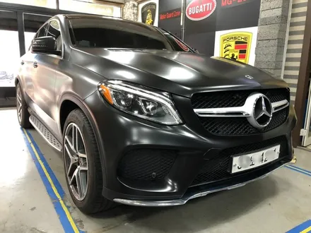 벤츠 gle쿠페 350d 사틴블랙 전체랩핑! 블랙에디션 랩핑하기! / 부천, 광명, 시흥