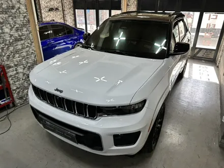 jeep 신형 그랜드체로키L 써밋 신차 블랙 투톤 랩핑 작업완성! / 부천, 광명, 시흥