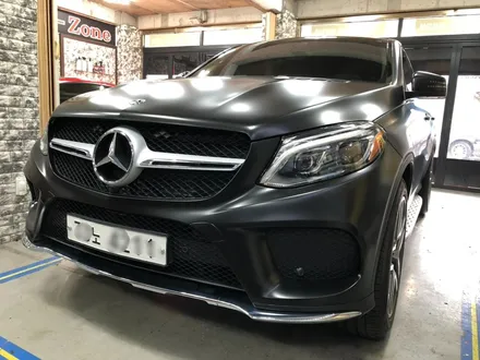 벤츠 gle쿠페 350d 사틴블랙 전체랩핑! 블랙에디션 랩핑하기! / 부천, 광명, 시흥