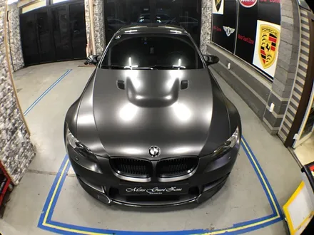 부천랩핑 bmw m3 사틴 네로펄 전체랩핑 반무광 다크그레이 래핑 / 부천 상이로