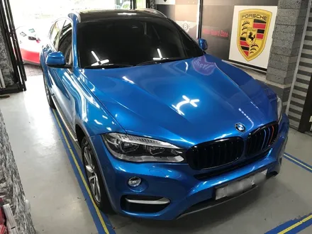 인천랩핑잘하는곳 bmw x6 에스토닉블루랩핑시공 / 부천, 광명, 시흥