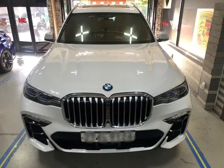 부천랩핑 bmw x7 30d 쉐도우블랙 랩핑 사틴블랙전체랩핑 / 부천, 광명, 시흥