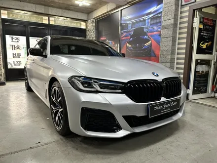 신형 bmw g30 530i 랩핑작업하기 사틴 실버메탈릭 전체랩핑 / 부천, 광명, 시흥