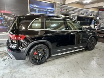 벤츠 신형 glb 35 amg 버건디 래드 마이바흐 스타일 투톤랩핑 및 카본 유광 포인트 랩핑 완성! / 부천, 광명, 시흥