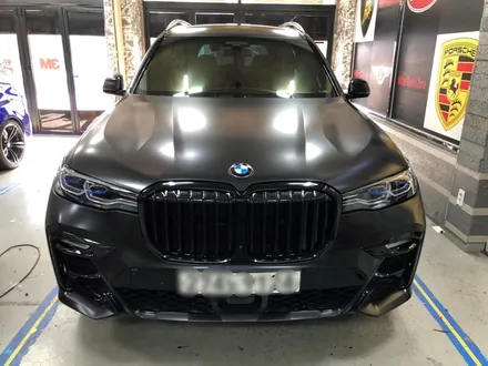 부천랩핑 bmw x7 30d 쉐도우블랙 랩핑 사틴블랙전체랩핑 / 부천, 광명, 시흥