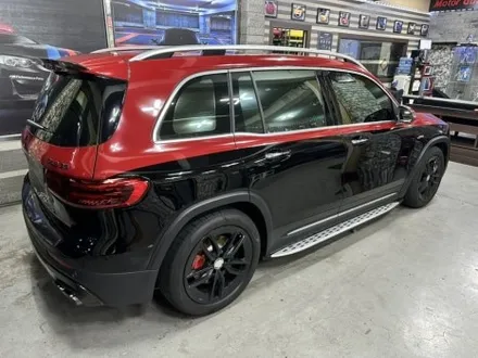 벤츠 신형 glb 35 amg 버건디 래드 마이바흐 스타일 투톤랩핑 및 카본 유광 포인트 랩핑 완성! / 부천, 광명, 시흥