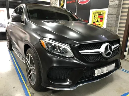 벤츠 gle쿠페 350d 사틴블랙 전체랩핑! 블랙에디션 랩핑하기! / 부천, 광명, 시흥