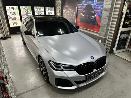 신형 bmw g30 530i 랩핑작업하기 사틴 실버메탈릭 전체랩핑 / 부천, 광명, 시흥