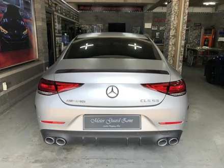신형 벤츠 cls53 amg 랩핑 완성! 사틴 실버 메탈릭 전체랩핑 / 부천, 광명, 시흥