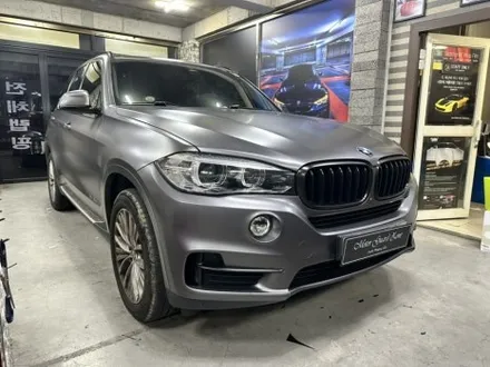 bmw x5 사틴 다크 그레이 전체 랩핑 및 크롬 죽이기 랩핑 완성![모터가드존 본점] / 부천 상이로