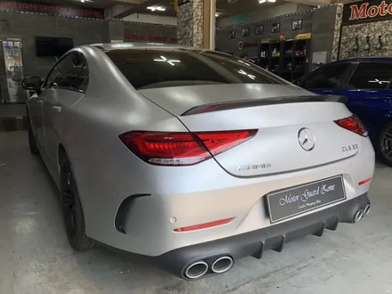 신형 벤츠 cls53 amg 랩핑 완성! 사틴 실버 메탈릭 전체랩핑 / 부천, 광명, 시흥